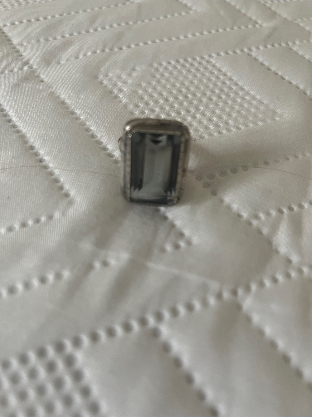 Silver Rectangular ring